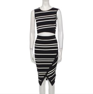 Ted Baker Stripe Black Pink Sexy Set